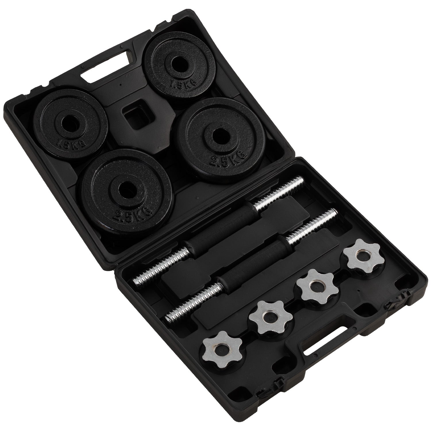 Maletín Pesas De 20 Kit De Mancuernas 20kg Sportfitness