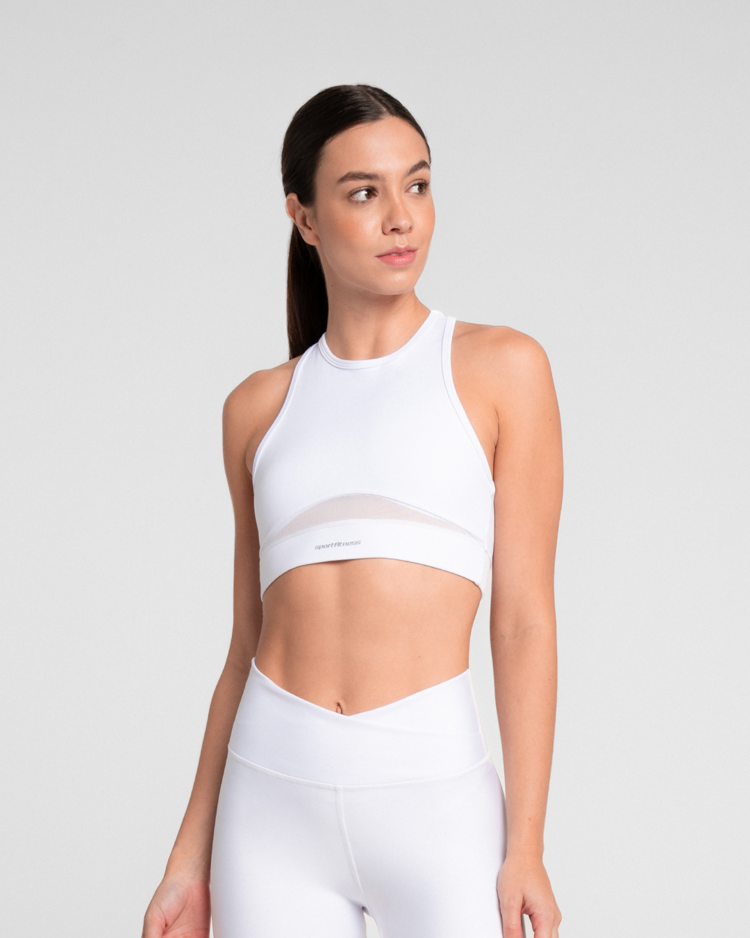 Top blanco deportivo hotsell