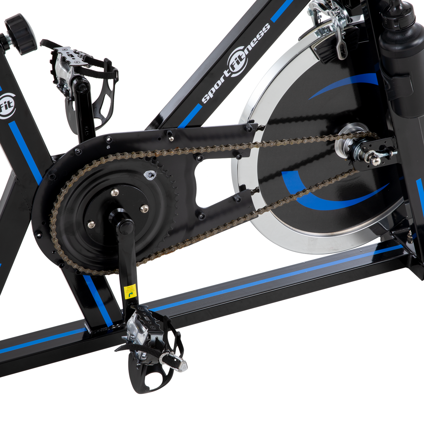 Bicicleta Spinning Genoa Negro Azul