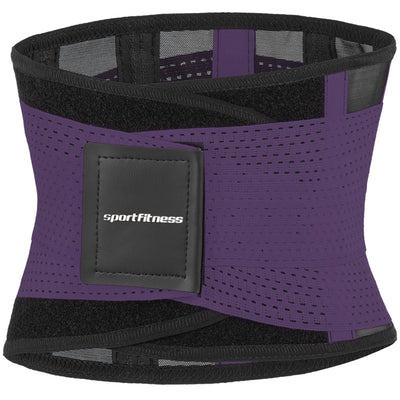 Cinturón Faja Abdominal Negro Morado