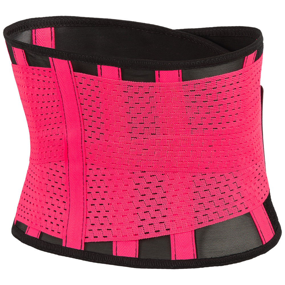 Cinturón Faja Abdominal Negro Fucsia