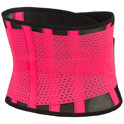Cinturón Faja Abdominal Negro Fucsia