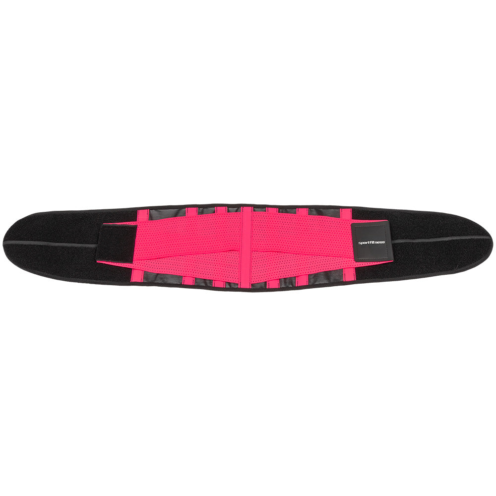 Cinturón Faja Abdominal Negro Fucsia