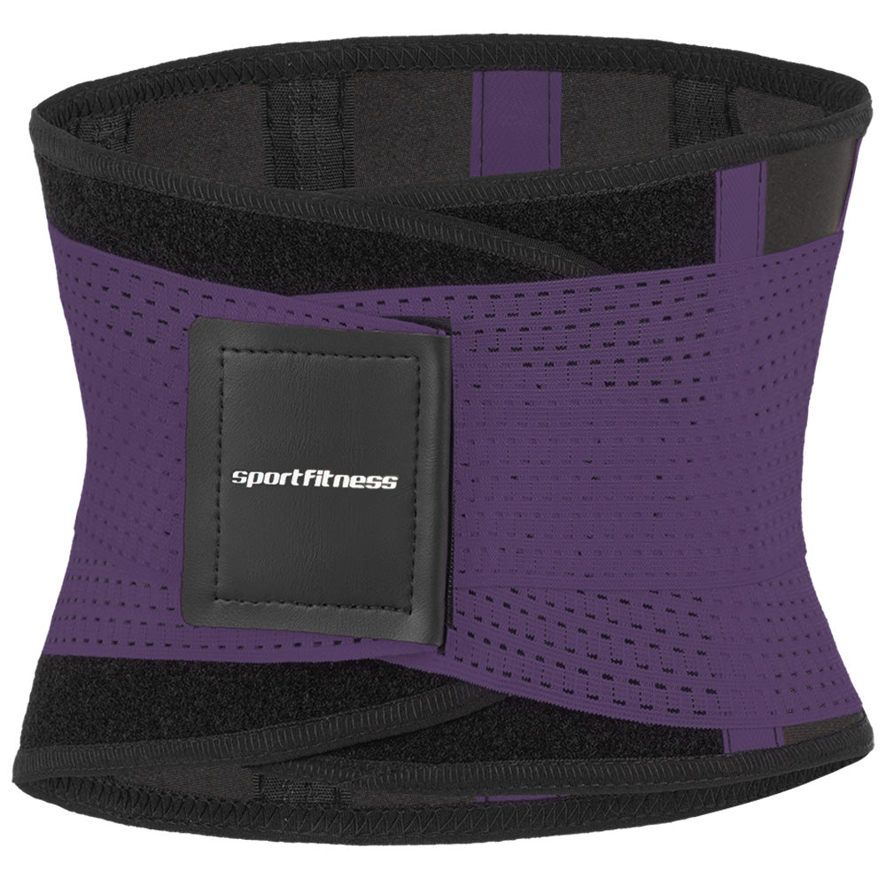 Faja Protectora con Doble Ajuste Negro Morado