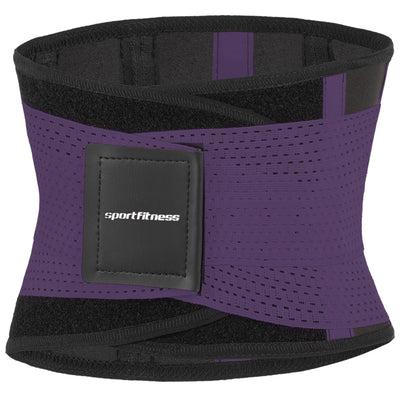 Faja Protectora con Doble Ajuste Negro Morado