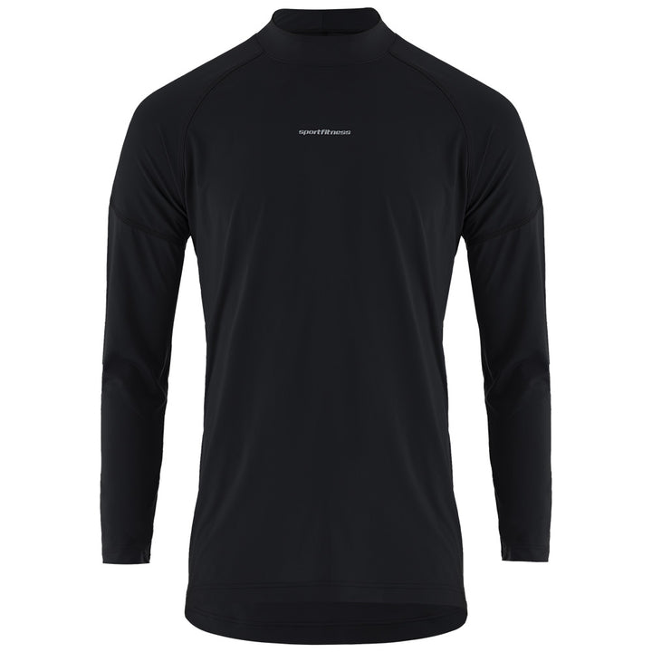 Camiseta Manga Larga Shelter Negro Sportfitness - Main Image