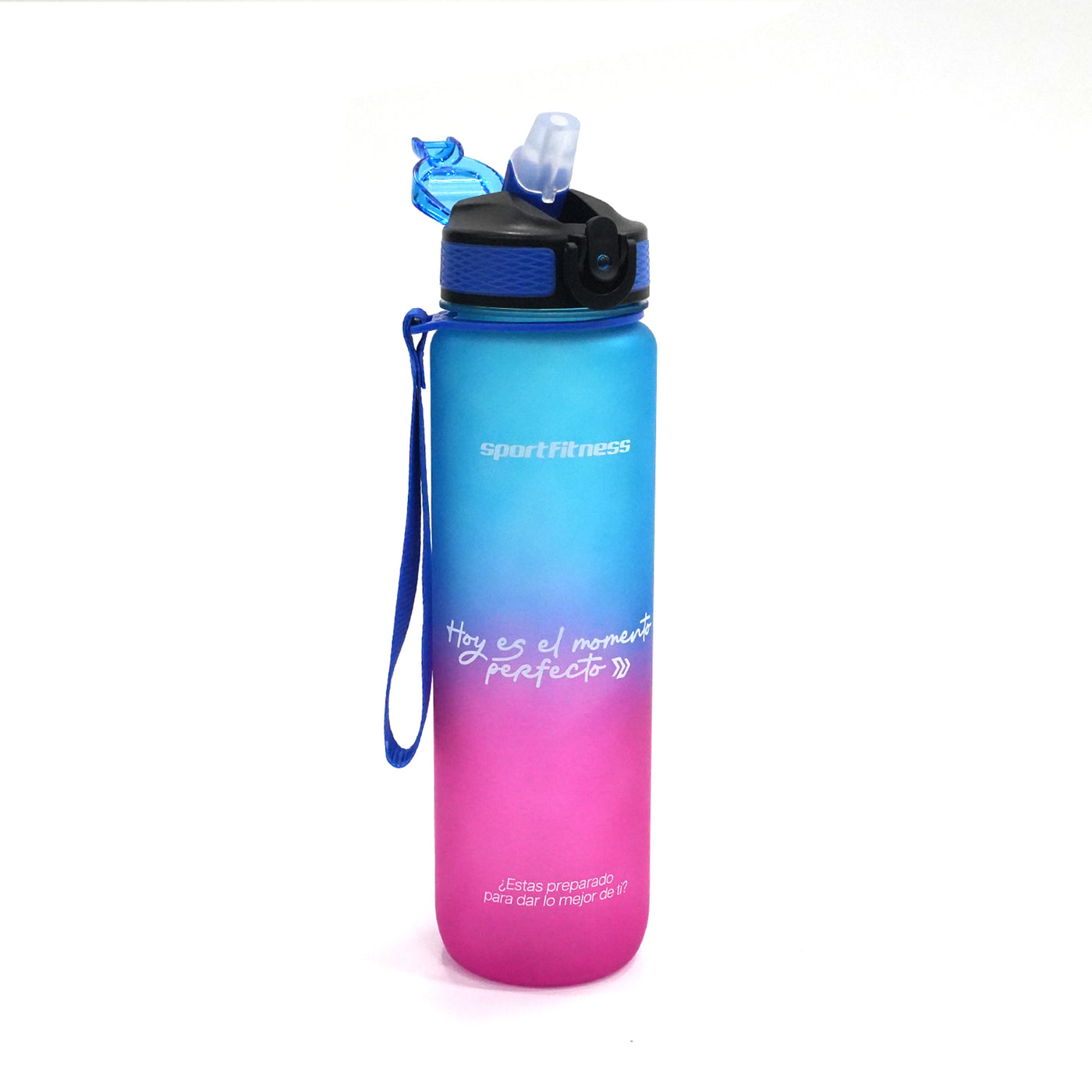 Termo deportivo (1 lt) Fucsia / Azul
