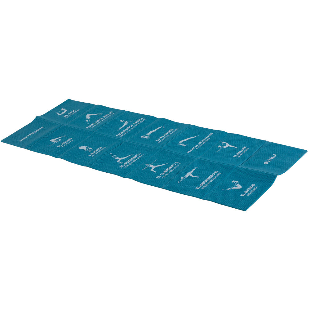 Colchoneta Para yoga Plegable Azul Claro