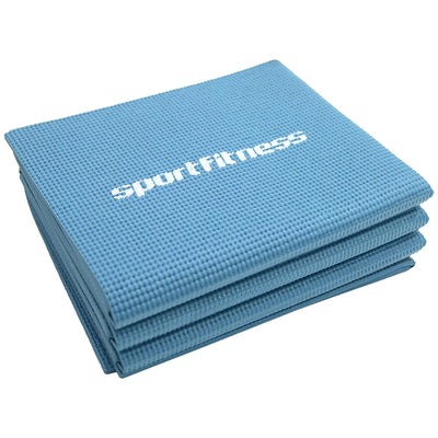 Colchoneta Para yoga Plegable Azul Claro