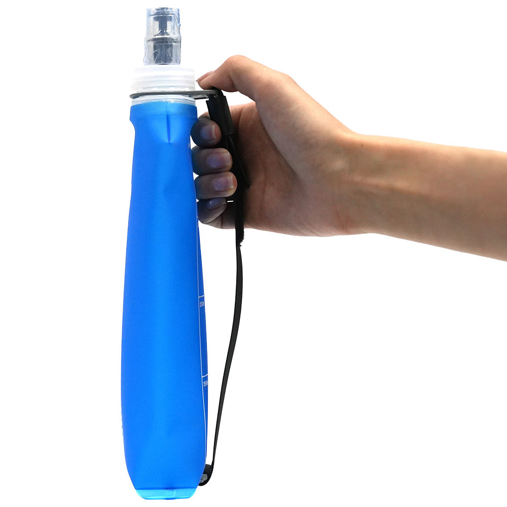 Botella Para Agua Flexible Azul