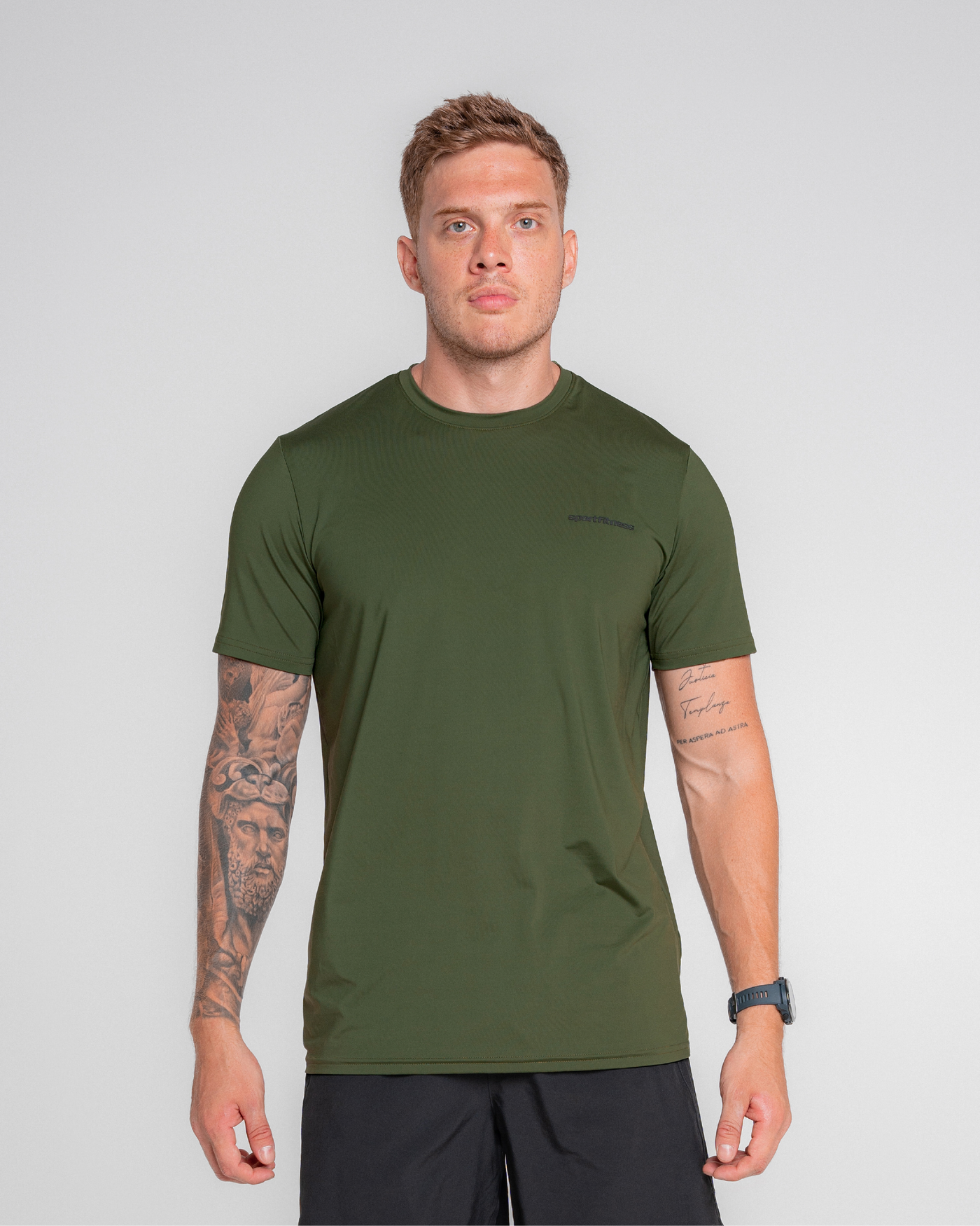 Camiseta Manga Corta Hardy Verde Militar