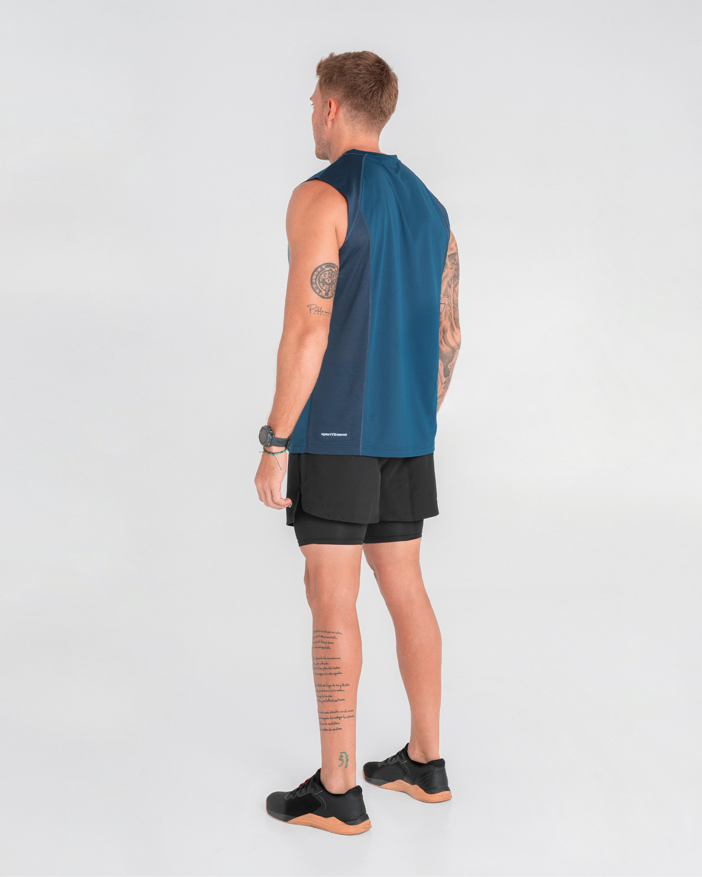 Camiseta Manga sisa Void Azul