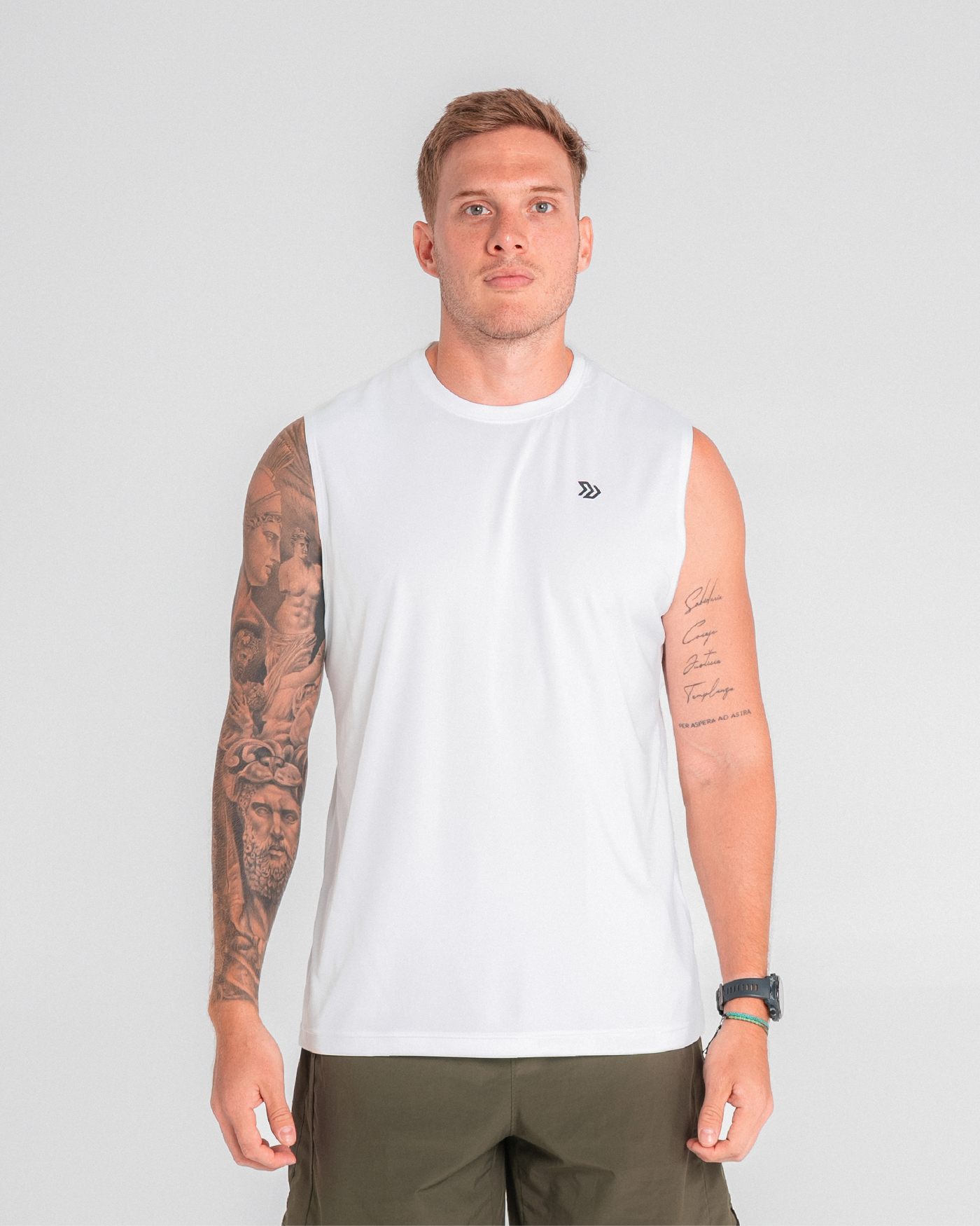 Camiseta Manga sisa Void Blanco