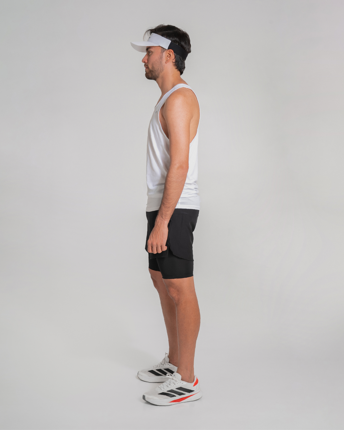 Camiseta Manga Sisa Hombre Runlite Blanco