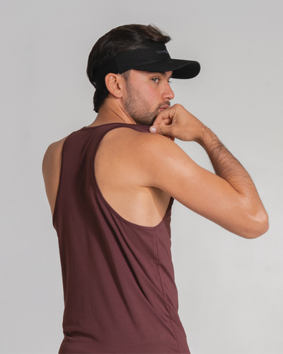 Camiseta Manga Sisa Hombre Runlite Vino