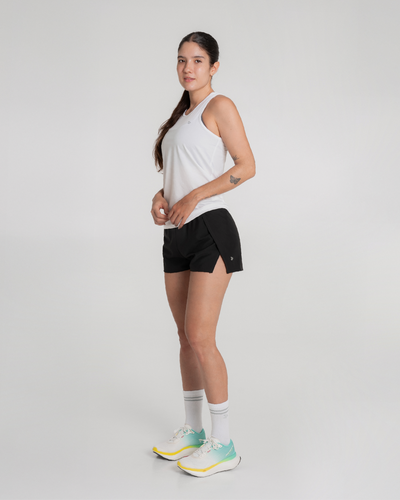 Camiseta Manga Sisa Runlite Blanco