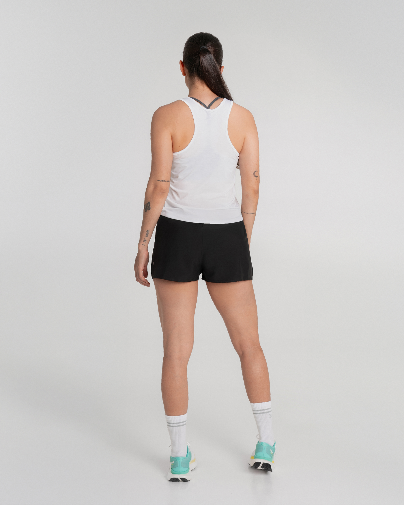 Camiseta Manga Sisa Runlite Blanco