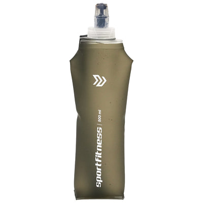 Botella Para Agua Flexible Gris