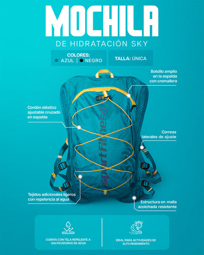 Mochila De Running Sky Azul