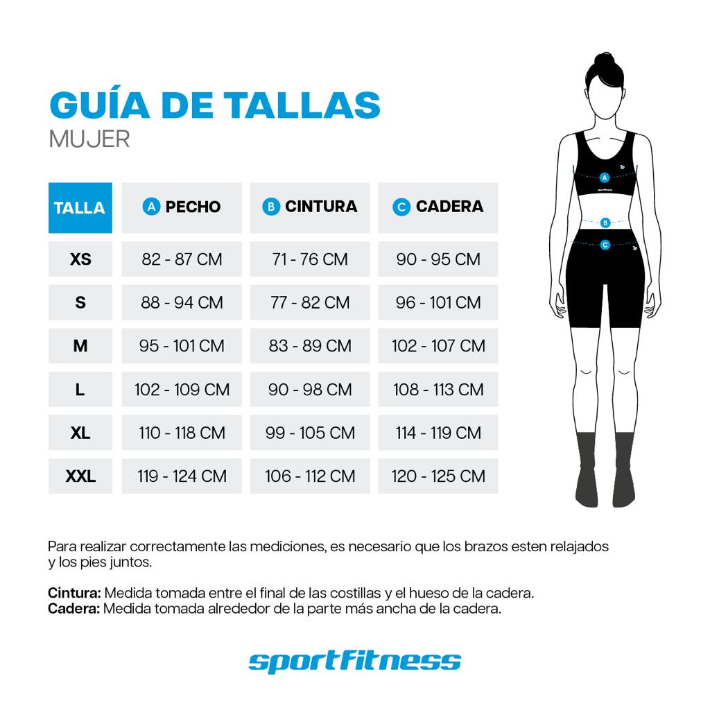 Tallas de shorts para mujer sale