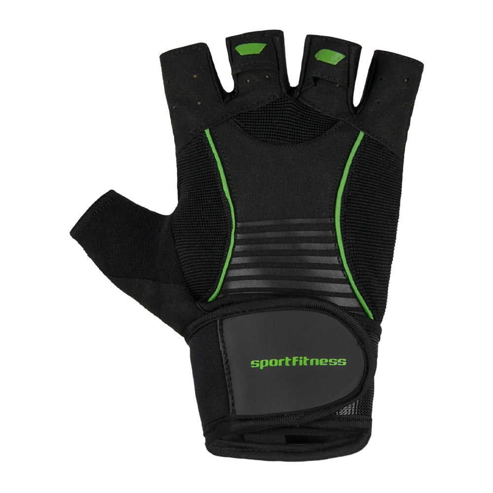 Guantes de Entrenamiento cortos Spin Verde Neón