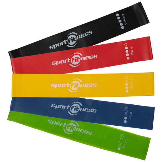 Set De Bandas Elasticas Juego X5 Sport Fitness Sport Fitness Individual X 1