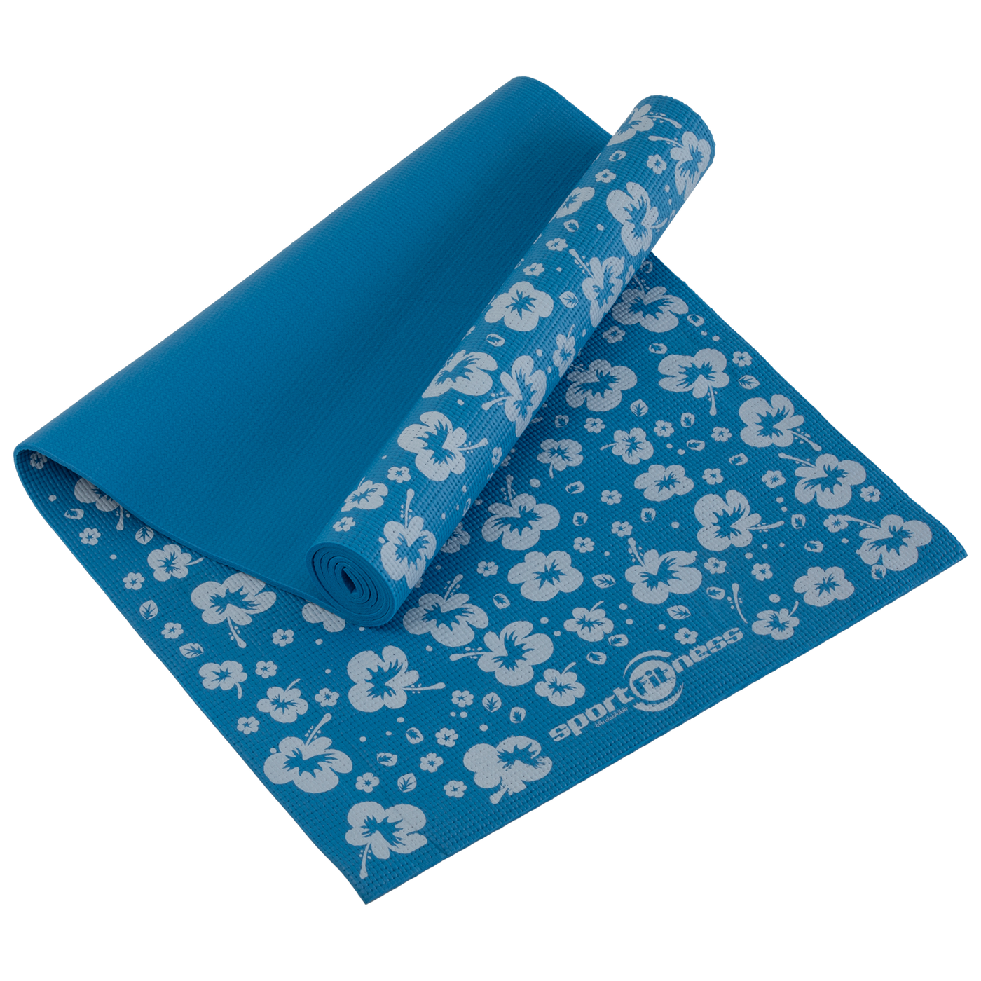 Mat de Yoga Grabada Azul