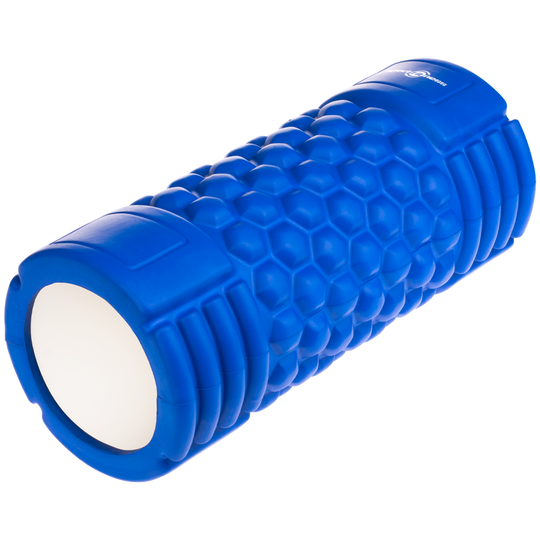 Rodillo de espuma grabado grande azul 5x13 pul 071405 Sport Fitness Sport Fitness Individual