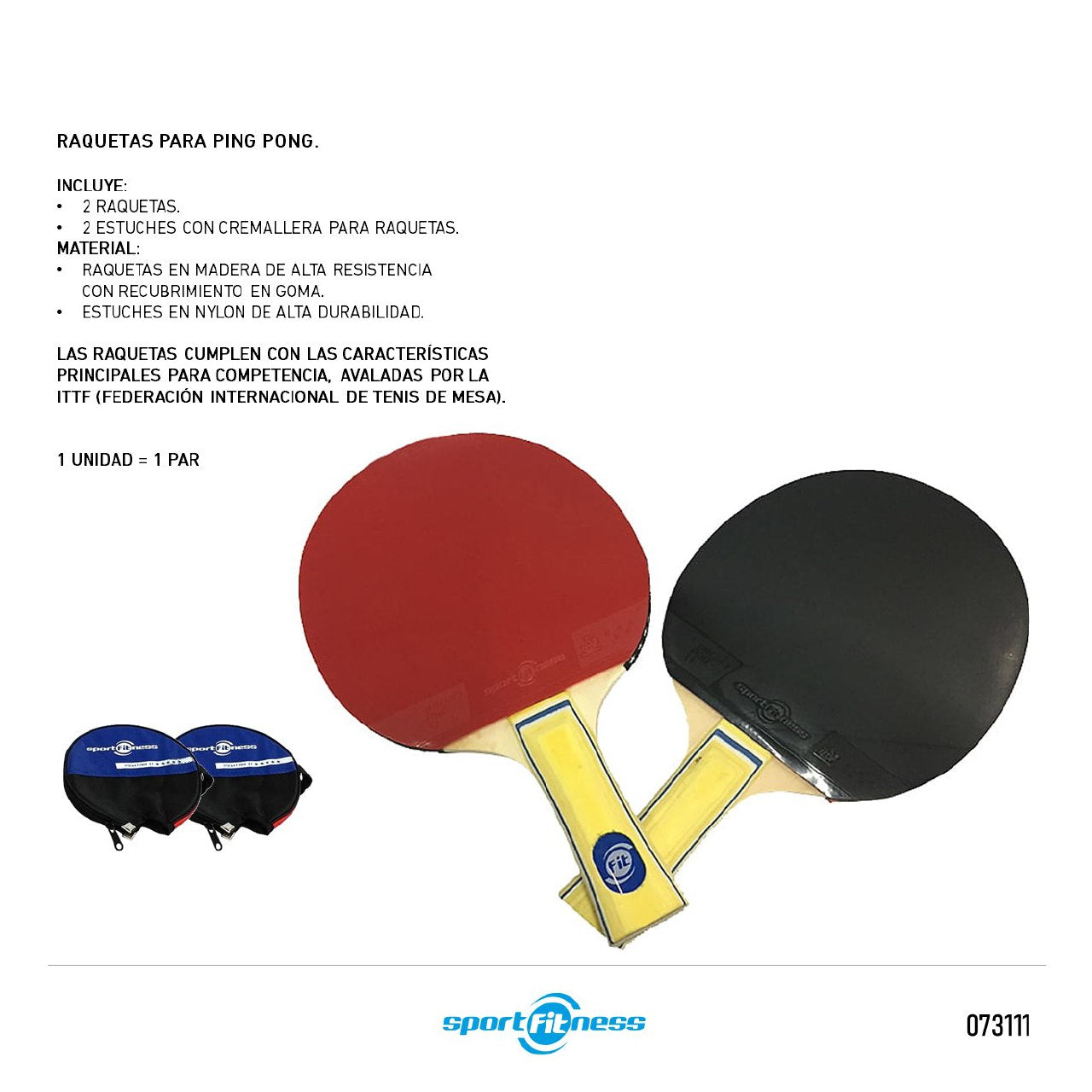 Materiales para jugar a ping pong 