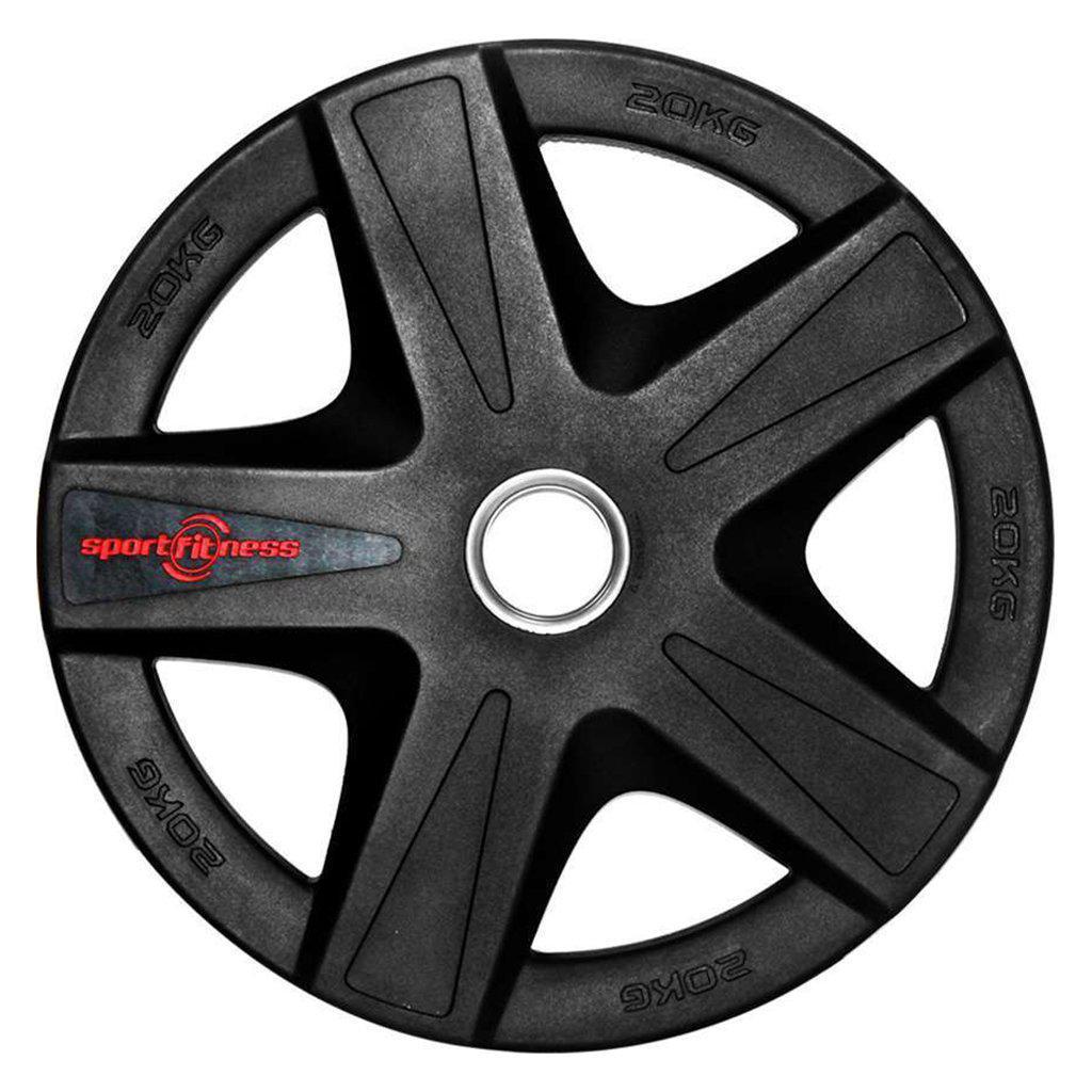 Disco Olímpico en Caucho Inyectado Premium 2” Sportfitness